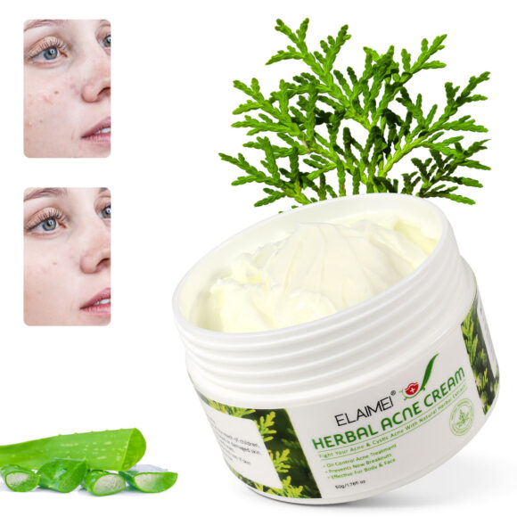 Elaimei Removal Acne Pimple Spot Treatment Cream for Face Repair Blemish Ointment Herbal