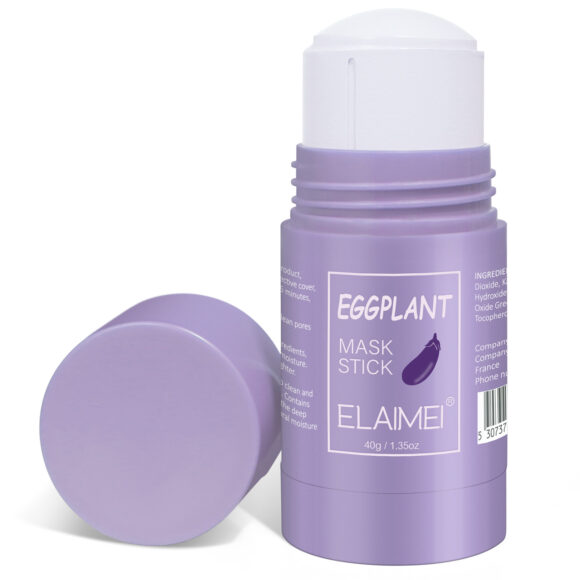 Elaimei Purifying Clay Stick Mask Oil Control Anti-Acne Eggplant Solid Fine Skin Acne AU