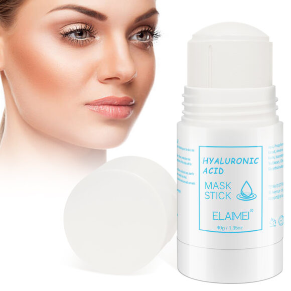 Elaimei Cleansing Purifying Clay Stick Mask Hyaluronic Acid Oil Control Anti-Acne Solid Fine Skin Blackheads