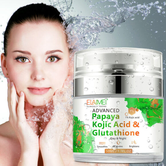 Elaimei Advanced Papaya Kojic Acid Glutathione Face Cream for Dark Spots