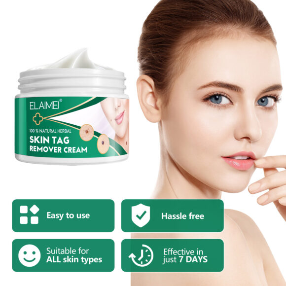 Elaimei Fast Skin Tag Remover Wart Treatment Cream Safe Instant Mole Removal Body Face Acne Pimple Spot Effective Micro Painless Natural Repair