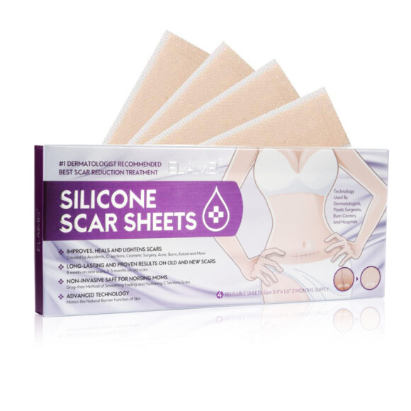 ELAIMEI Silicone Scar Removal Sheets Medical Patches