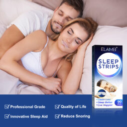 Elaimei Anti Snoring Sleep Strips Gentle Mouth Tape for Nose Breathing Low Loud Snoring Relief