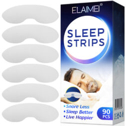 Elaimei Anti Snoring Sleep Strips Gentle Mouth Tape for Nose Breathing Low Loud Snoring Relief