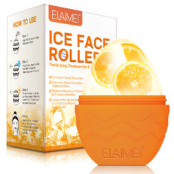 Elaimei Ice Facial Roller Acing Face Massager Skin Care Treatment Reusable Beauty Tool to Depuff Sculpt Face Shrink Pores Ball