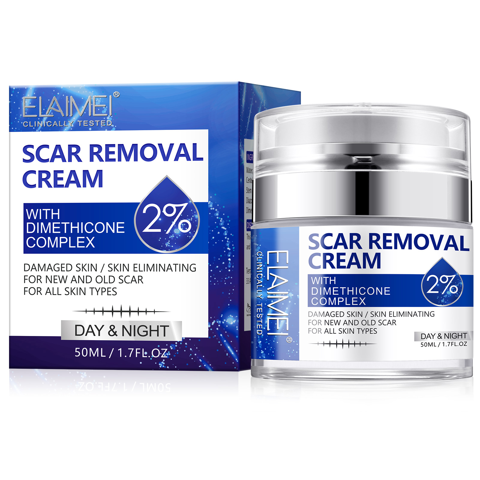 Scar Removal Cream, 50ml | Elaimei