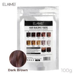 Elaimei Hair Building Fibers, 100g (Dark Brown)
