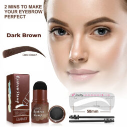 Elaimei Eyebrow Stamp Set, DARK BROWN