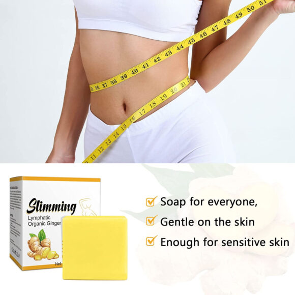 Elaimei Slimming Lymphatic Organic Ginger Soap, 100g