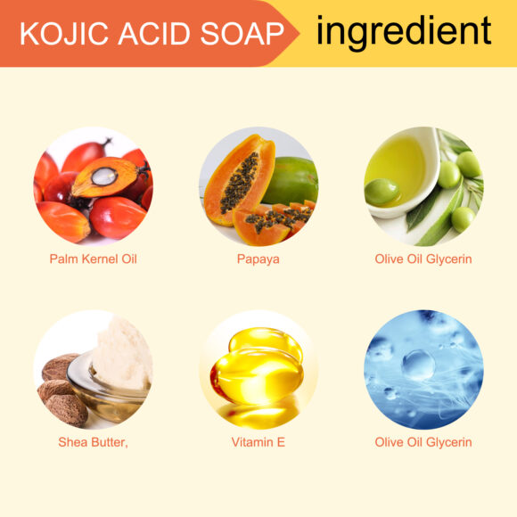 Elaimei Papaya Kojic Acid Soap, 100g