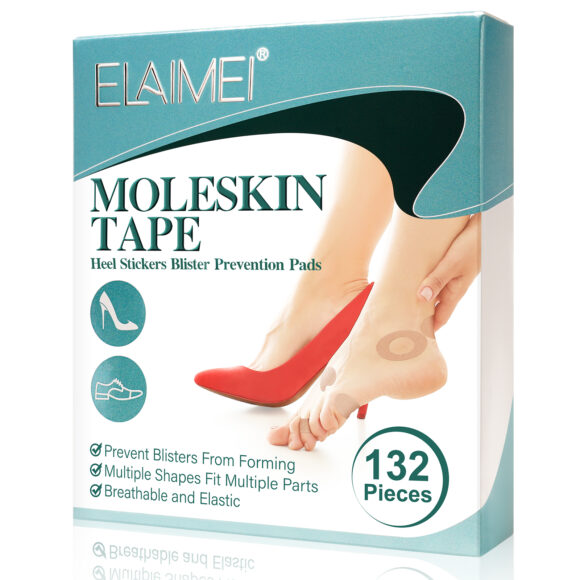 Elaimei Foot Moleskin Tape, pack of 132pcs