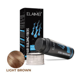 Elaimei Hair Building Fibers, 27.5 g (Light Brown)