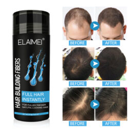 Elaimei Hair Building Fibers, 27.5 g (Light Brown)