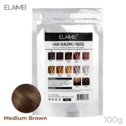 Elaimei Hair Building Fibers, 100g (MEDIUM BROWN)